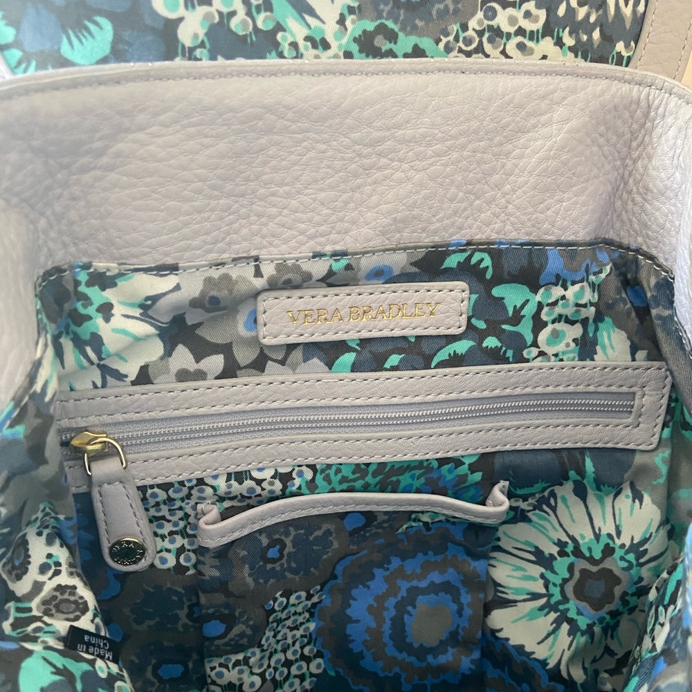 Vera Bradley Leather Backpack - Picture 5 of 10